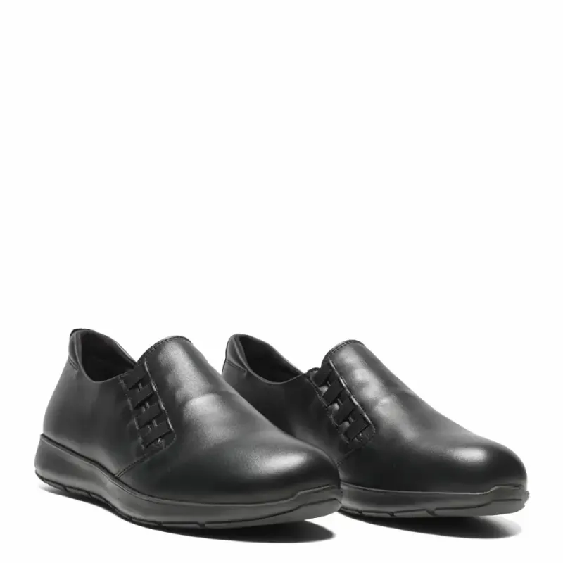 Loafer with elastic both sides